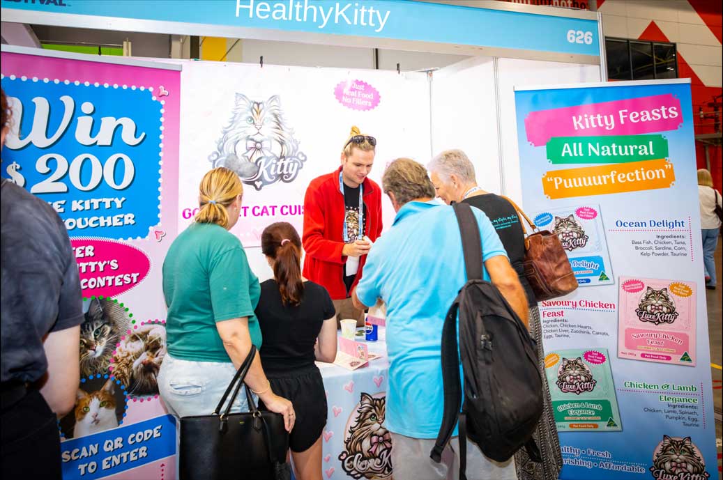 HealthyKitty team at community event